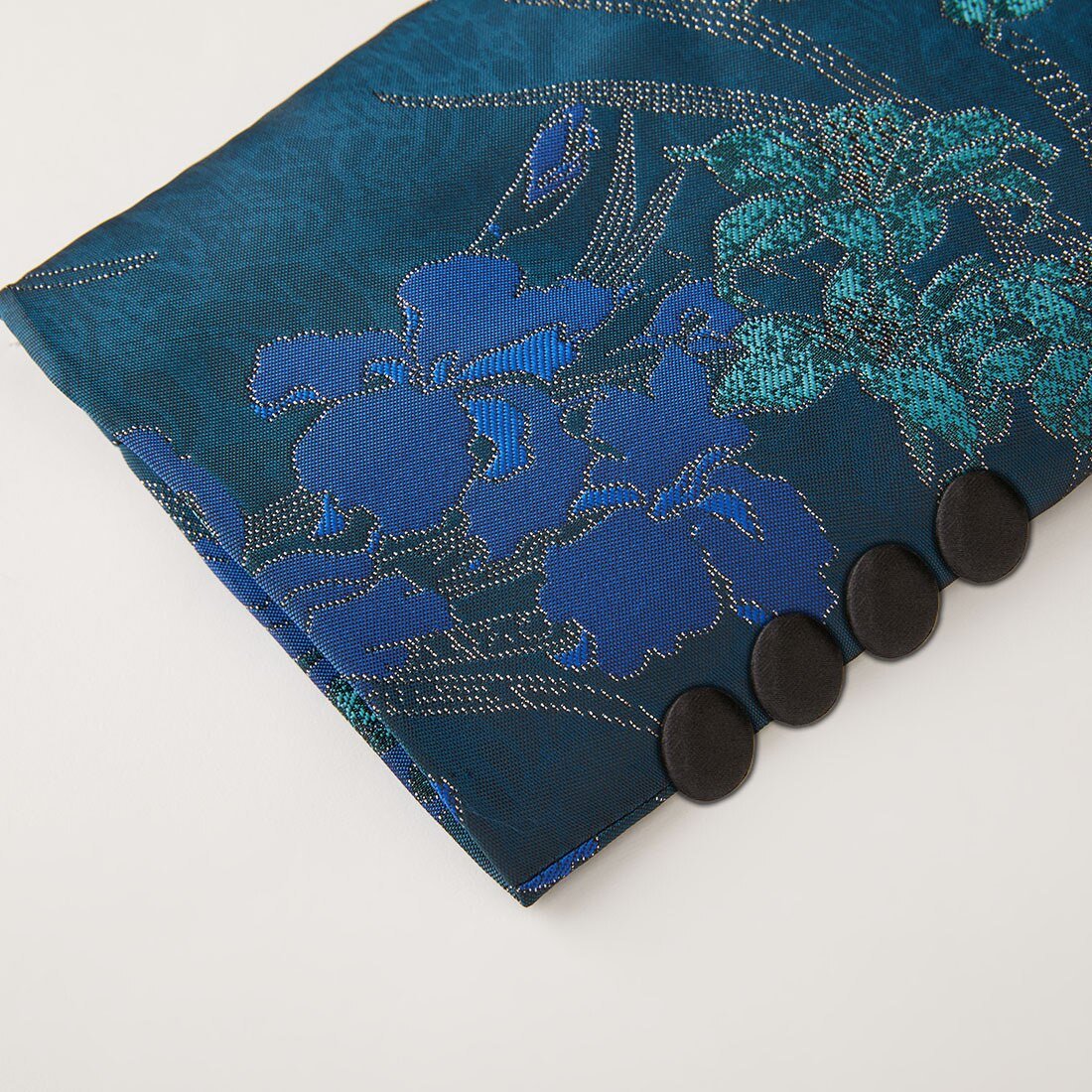 Green Floral In Blue Tuxedo Jacket - Masculine Clothes