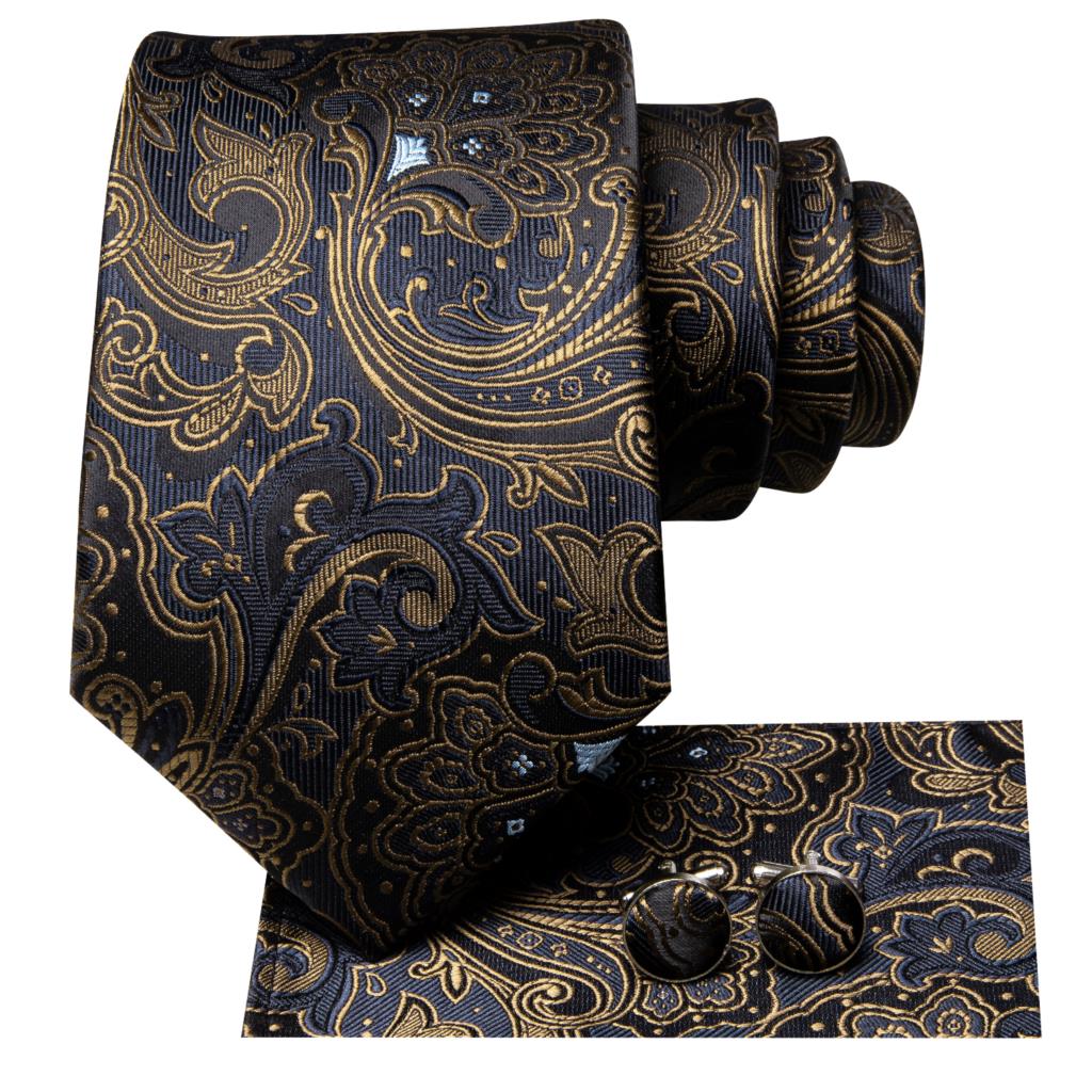 Gold Peacock with Diamonds Tie Set - Masculine Clothes