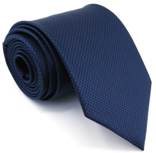Blue Solid XL Tie - Masculine Clothes