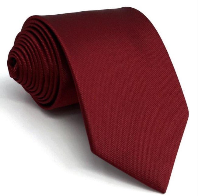 Red Solid XL Tie - Masculine Clothes