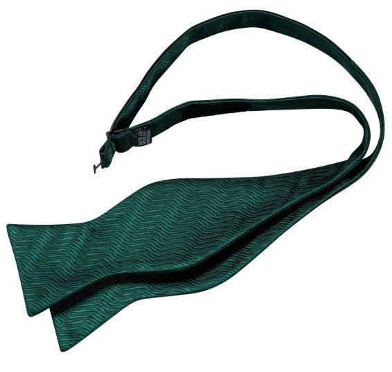 Green Paisley Bow Tie Set - Masculine Clothes