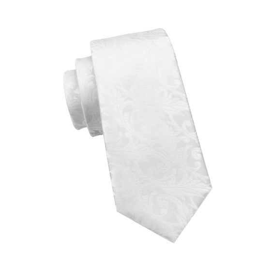 White Garden XL Tie Set - Masculine Clothes
