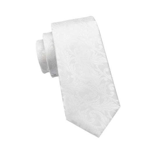 White Garden XL Tie Set - Masculine Clothes