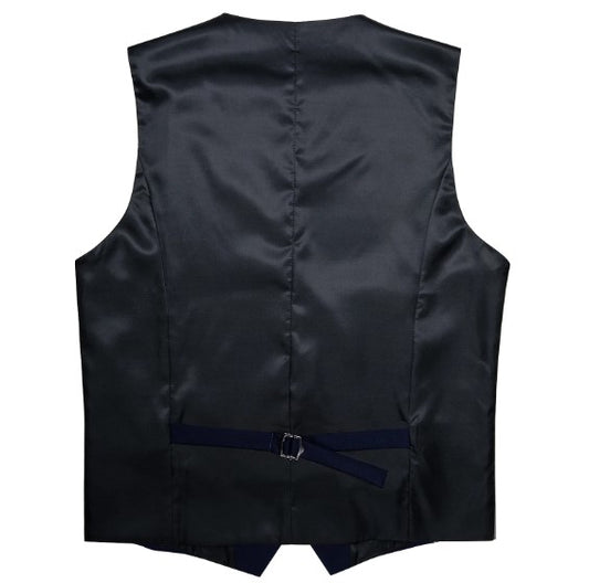 Navy Blue Vest Set - Masculine Clothes