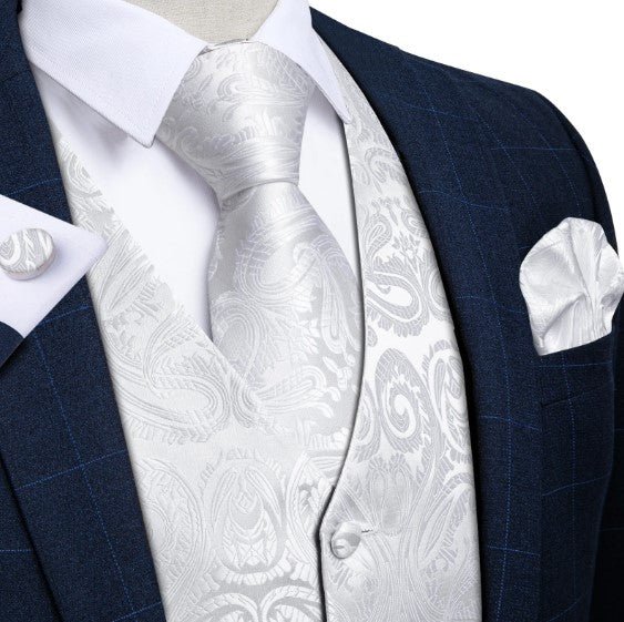 Wedding Paisley Vest Set - Masculine Clothes