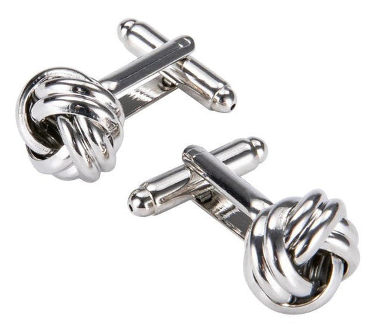 Tie Clip and Knott Cufflinks - Masculine Clothes