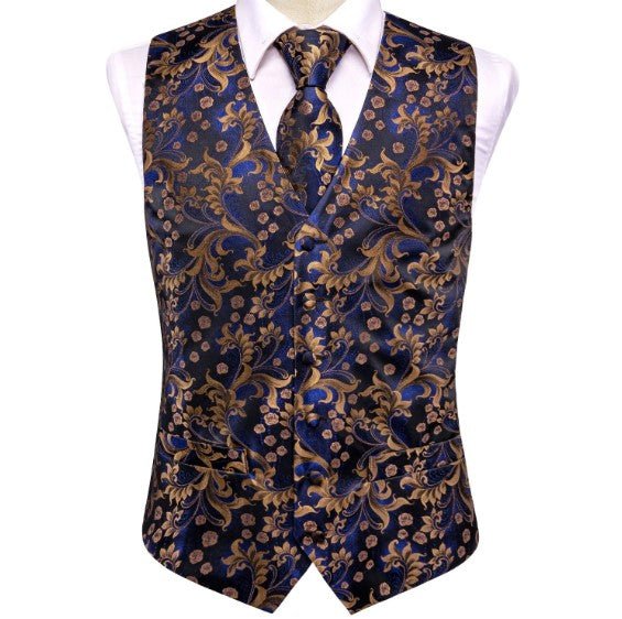 Luxury Garland Paisley Vest Set - Masculine Clothes