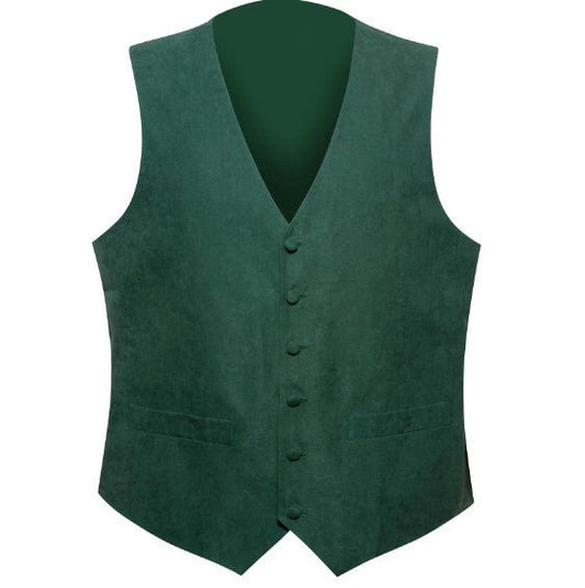 Forest Green Plain Vest - Masculine Clothes