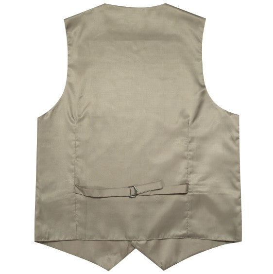 Creamy Plain Vest - Masculine Clothes