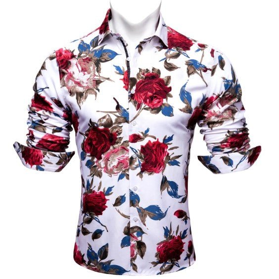 Old Rose Cotton Shirt - Masculine Clothes