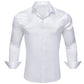 Plain White Silk Shirt