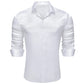 Plain White Silk Shirt