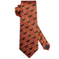 Black Bat In Orange Tie Set