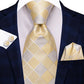 Yellow Bubblegum Silk Tie Set