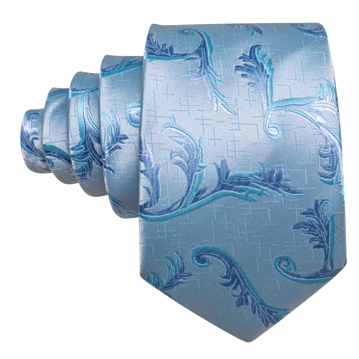 Arctic Blue Silk Tie Set