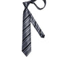 Luxury Floral Gray White and Black Plaid Tie Set