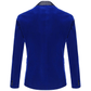 Blue Velvet Tuxedo Jacket - Masculine Clothes