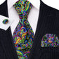 Beautiful Tiny Flowers Silk Tie Sets