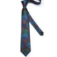 Beautiful Rainbow Lines Silk Tie Set