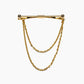 MC Gold Chain Collar Pin - Masculine Clothes