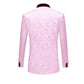 Pink Floral Tuxedo Jacket - Masculine Clothes
