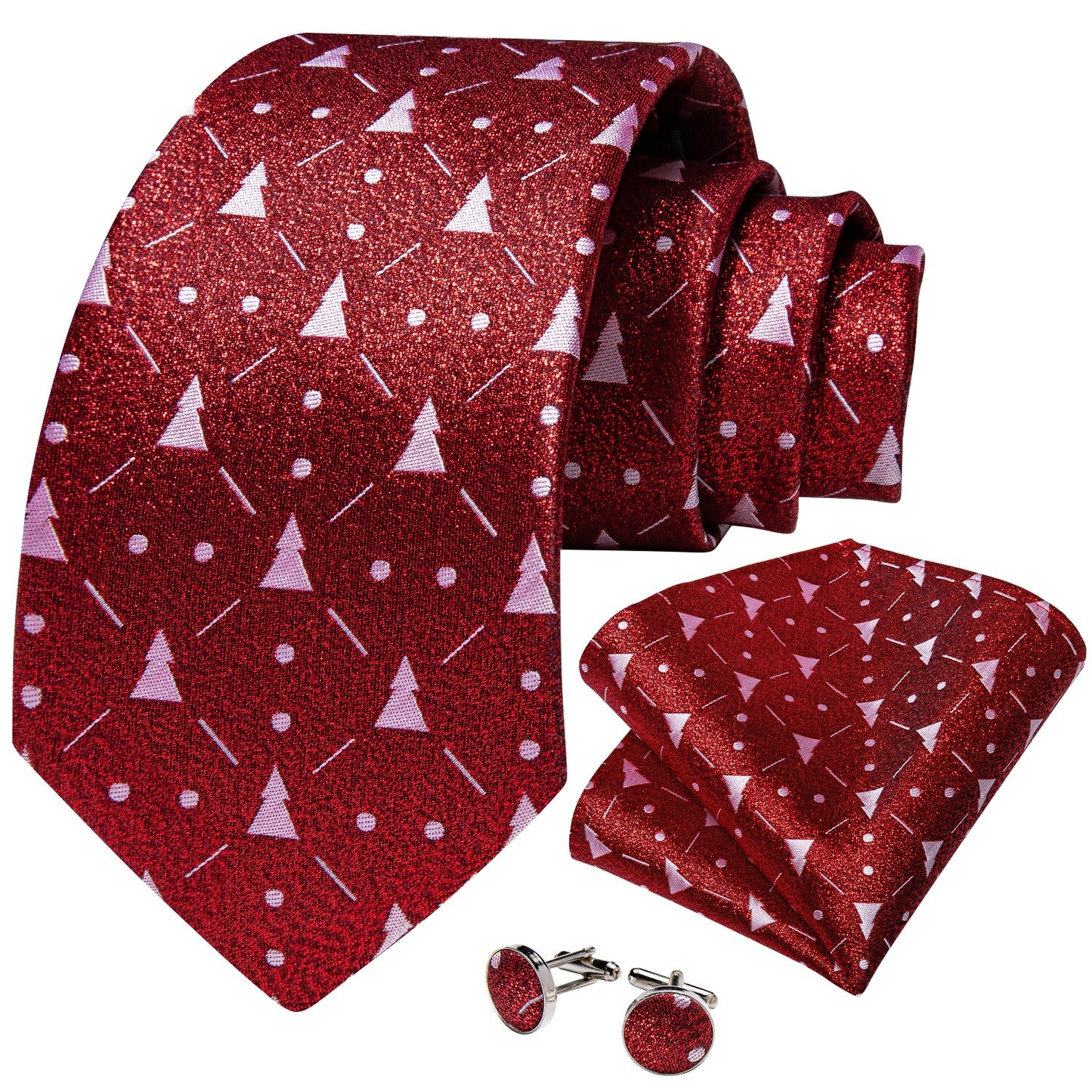 Sparkling Dots Xmas Tie Set