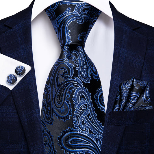 Sparkling Night Blue XL Tie Set