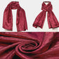 Burgundy Floral Paisley Silk Scarf and Tie - Masculine Clothes