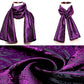 Purple Floral In Black Paisley Silk Scarf and Tie - Masculine Clothes
