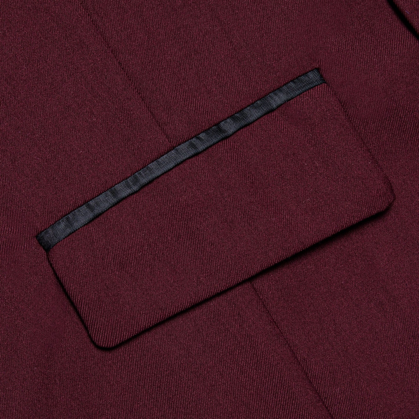 Plain Maroon Vest with Two Pockets