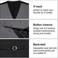 Light Gray Plain Vest with Two Pockets - Masculine Clothes