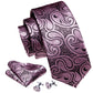 Pink Floral Silk Tie Set - Masculine Clothes