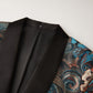 Blue Floral Tuxedo Jacket - Masculine Clothes