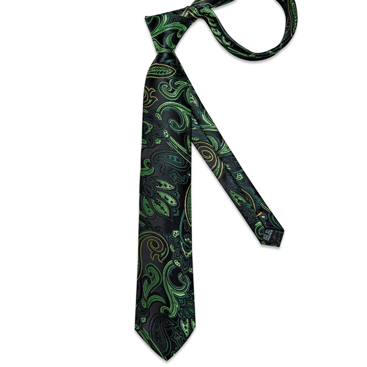 Shimmering Lime Green Tie Set