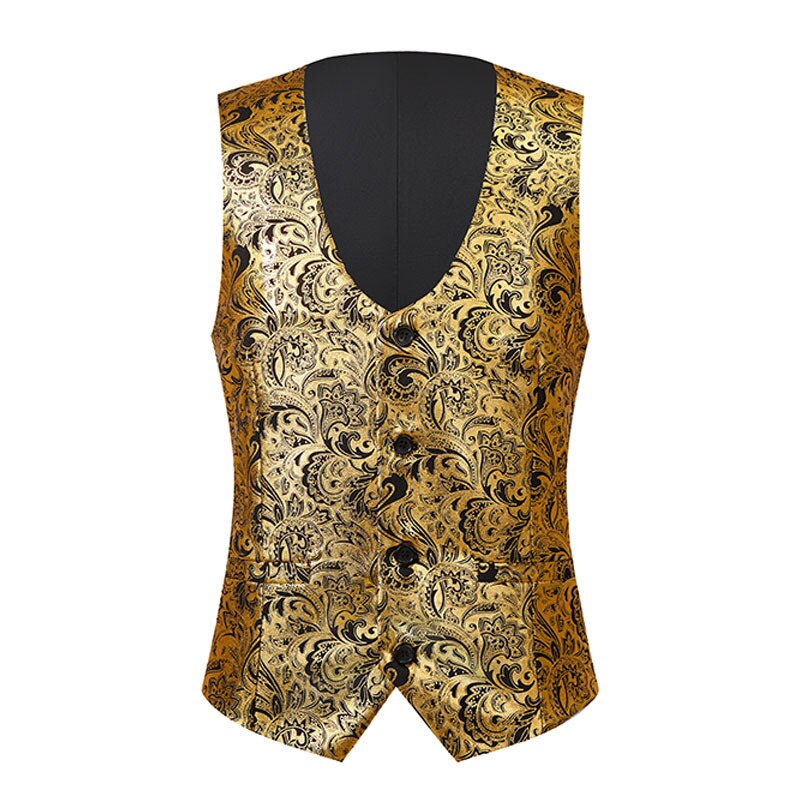 Luxury Gold Tuxedo Jacket