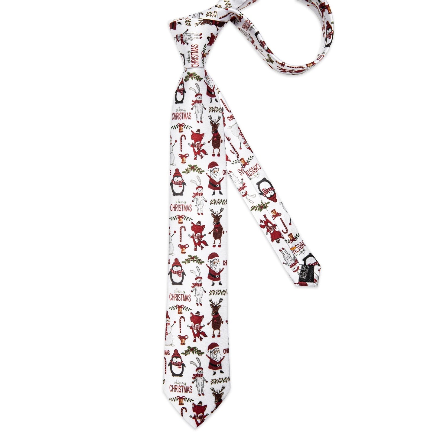 Christmas Decor In White Tie Set