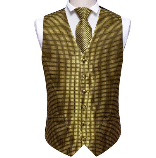 Yellow Gold Vest Set