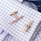 Initial Cufflinks - Masculine Clothes