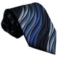 Blue Faded Silk XL Tie - Masculine Clothes