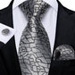 Crackle Silver Tie Set - Masculine Clothes