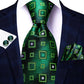 Green Windows Tie Set - Masculine Clothes