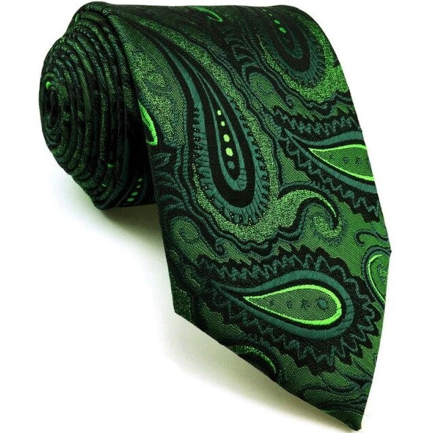 Green Leaves Tie Set