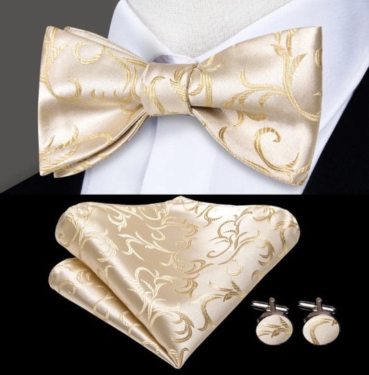 Vanilla Bow Tie Set