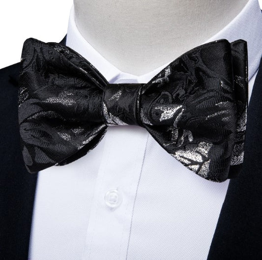 Classy Black and White Bow Tie - Masculine Clothes