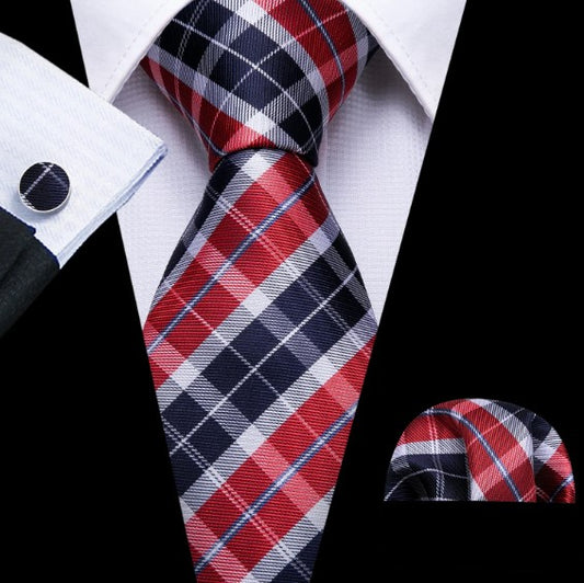 Checkered Premium Tie Set