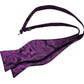 Purple Paisley Bow Tie Set - Masculine Clothes