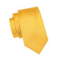 Yellow Dots XL Tie Set - Masculine Clothes