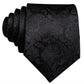 Black Floral XL Tie Set