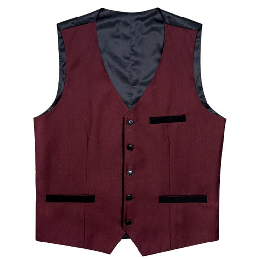 Burgundy Vest Set