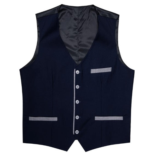 Navy Blue Vest Set